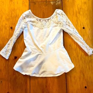 10. Long sleeve peplum top